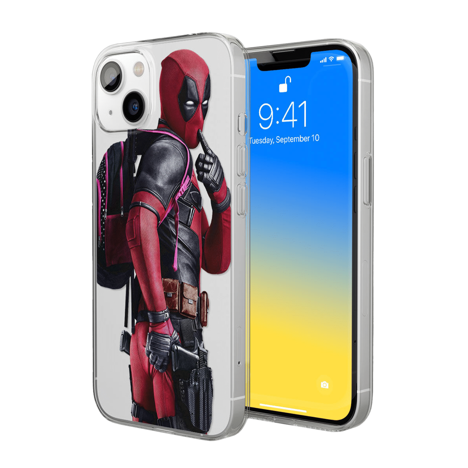 Buy Macmerise Smart Ass Deadpool Silicone Back Cover for Apple